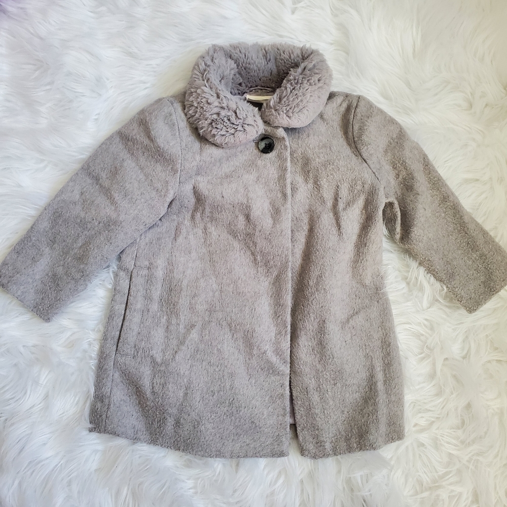 Grey Wool Coat